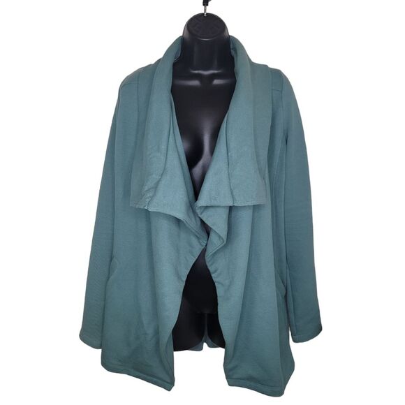 Anthropologie Saturday Sunday Vivie Open Front Drape Cardigan Small - Picture 2 of 7